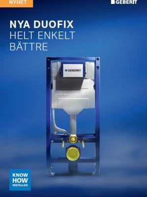 Nya Geberit Duofix Nya Geberit Duofix