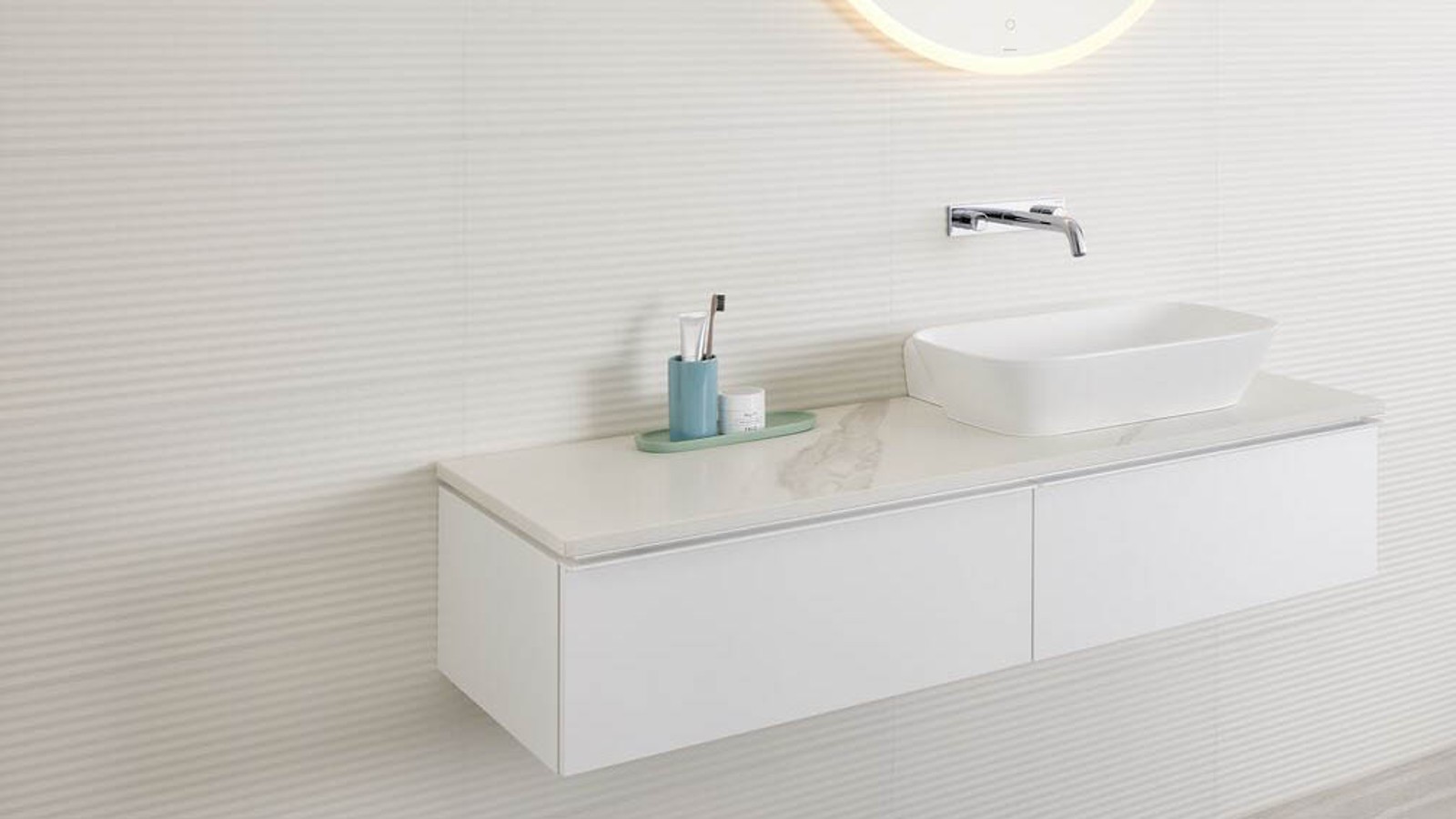 Vitt badrum från Geberit Vitt badrum från Geberit