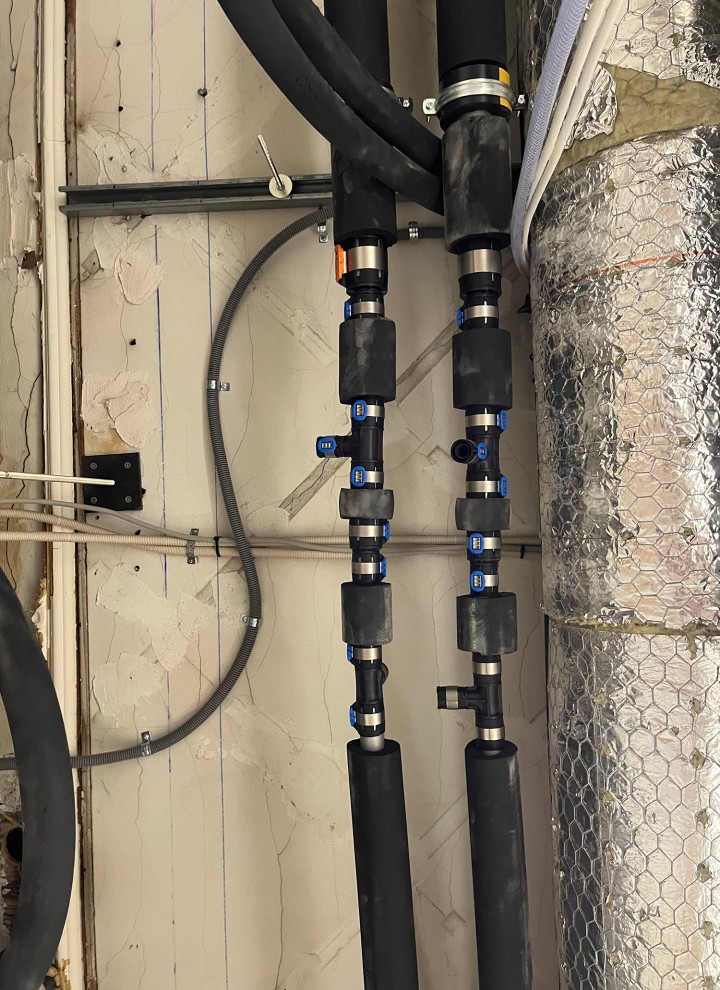 Geberit FlowFit rörsystem på Hotel Phoenix i Köpenhamn