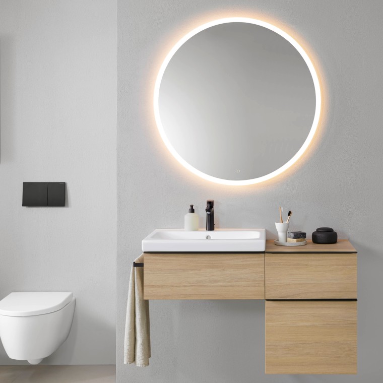 Geberit iCon badrumsmöbler och Geberit Option spegel