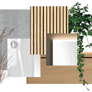 Moodboard i 6x6 Designtävling (© Bjerg Arkitektur)