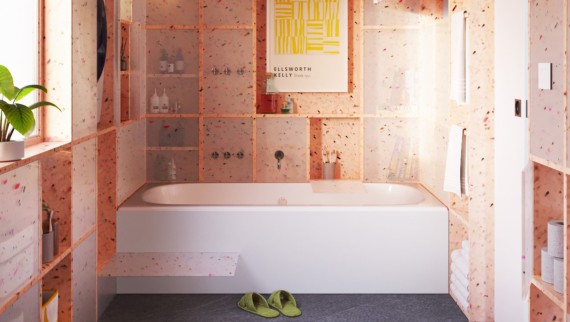 Ett badrum i generationer av nimtim Architects (UK) (© nimtim Architects)