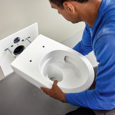 Acanto WC med typ EFF3 teknologi (© Geberit)