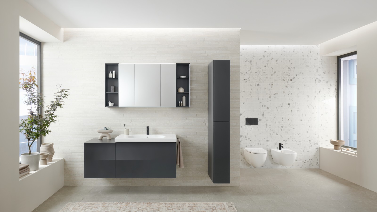 Geberit Acanto badrum i lava glas Geberit Acanto badrum i lava glas