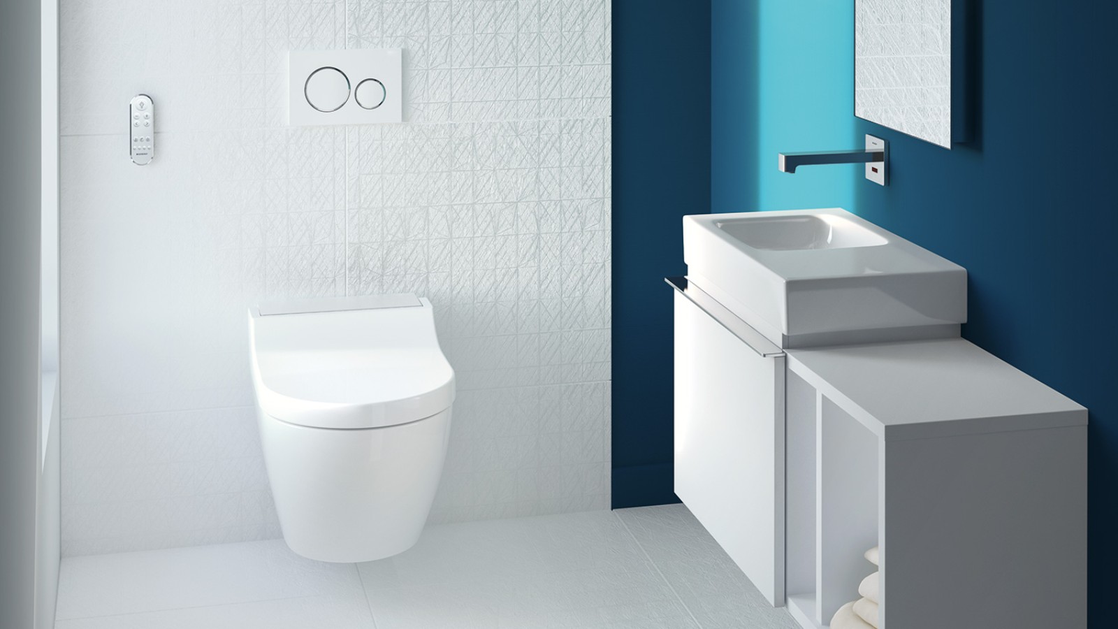 Rörelse- och cirkulationsområden är också viktiga på gästtoaletten Rörelse- och cirkulationsområden är också viktiga på gästtoaletten