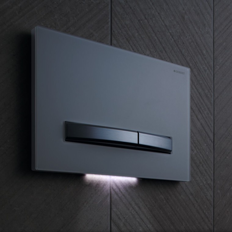 Geberit Sigma50, square, med orienteringsljus Geberit Sigma50, square, med orienteringsljus