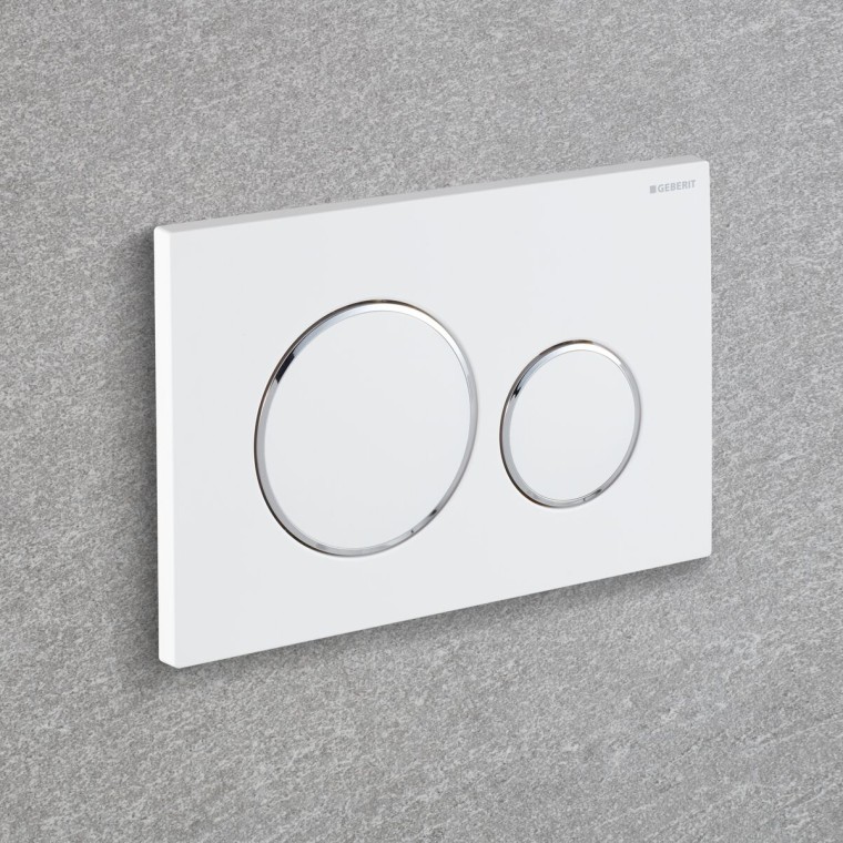 Geberit Sigma20 spolplatta, square Geberit Sigma20 spolplatta, square