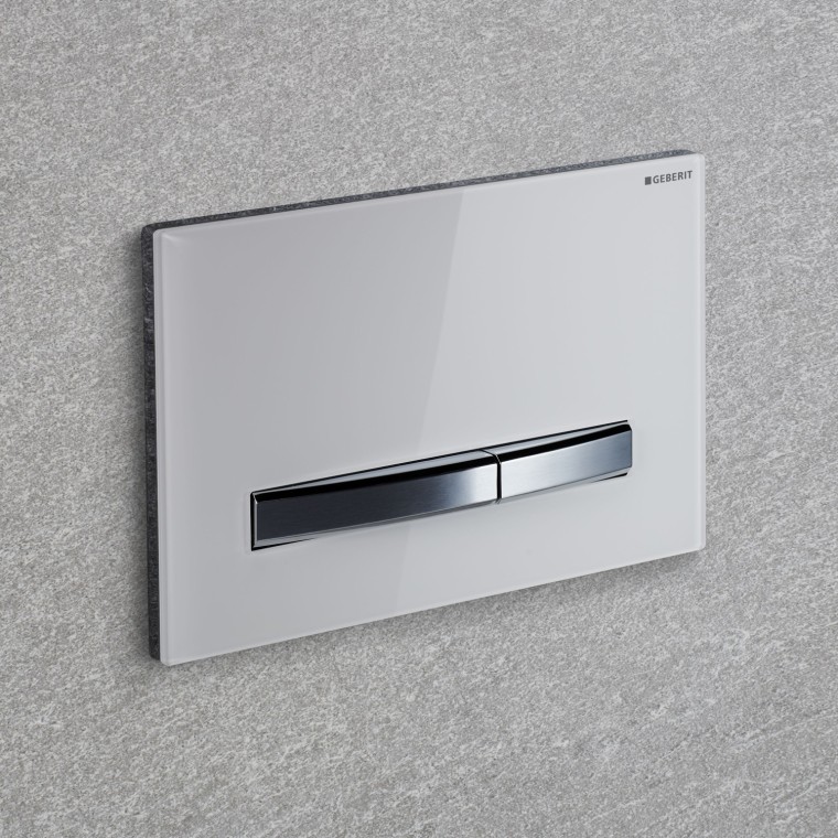 Vit Geberit Sigma50 spolplatta Vit Geberit Sigma50 spolplatta