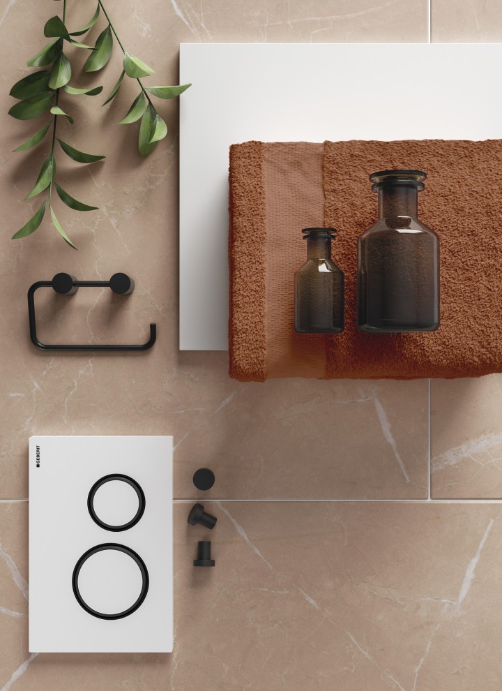 Badrumstrender 2025: Brun färgskala Badrumstrender 2025: Brun färgskala
