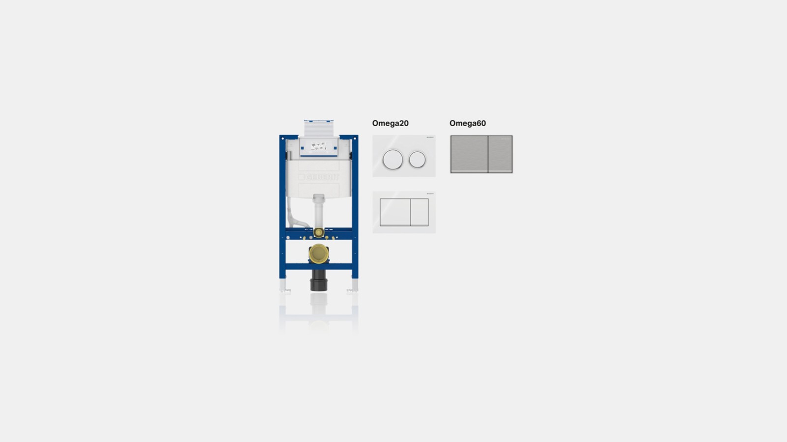Geberit Omega spolningssystem Geberit Omega spolningssystem