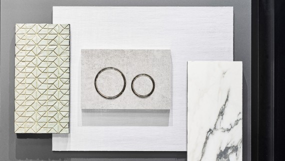 Spolplattan Geberit Sigma 21 i betonglook Spolplattan Geberit Sigma 21 i betonglook