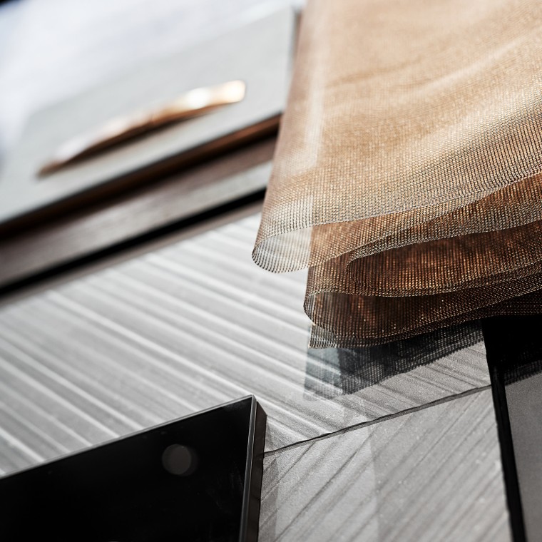 Spolplattan Sigma 50 med spolknappar i rödguld Spolplattan Sigma 50 med spolknappar i rödguld