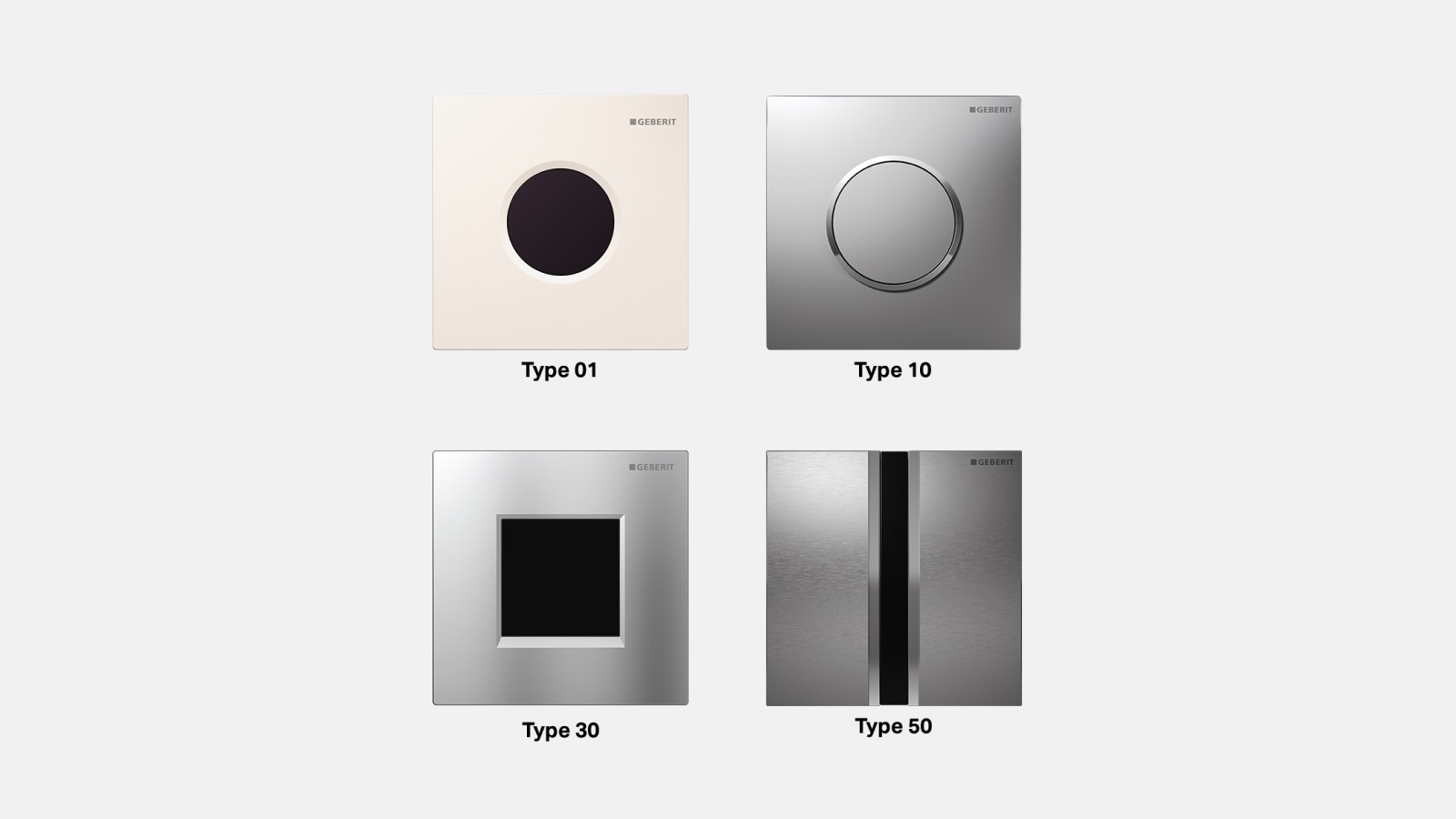 IR och mekaniska spolplattor för urinaler IR och mekaniska spolplattor för urinaler