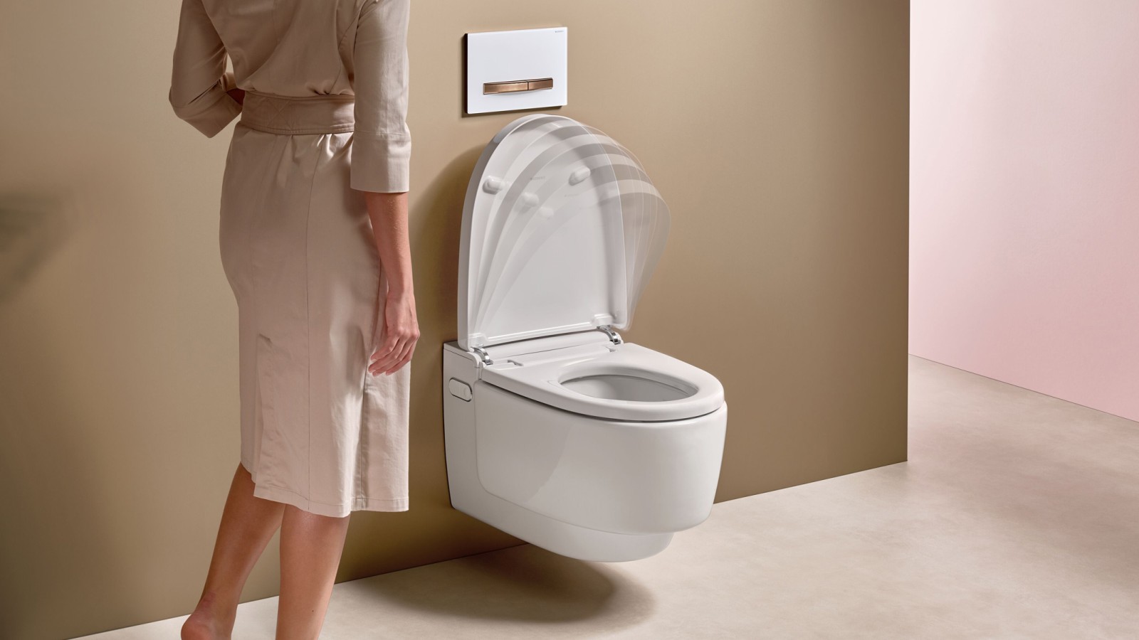 AquaClean Mera med beröringsfri automatisk öppning av WC-locket