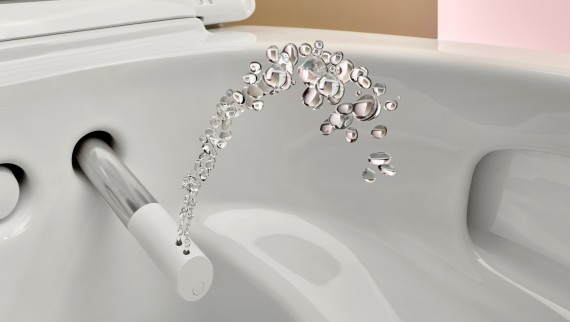 Geberit AquaClean duschtoalett med munstycke för duschstrålen