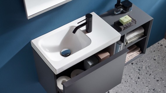 Geberit iCon handfat med underskåp Geberit iCon handfat med underskåp