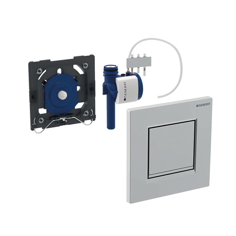 Urinalstyrning med pneumatisk spolning Urinalstyrning med pneumatisk spolning