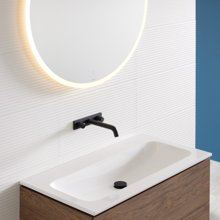 Mix & Match Geberit iCon tvättställ med Geberit ONE underskåp Mix & Match Geberit iCon tvättställ med Geberit ONE underskåp