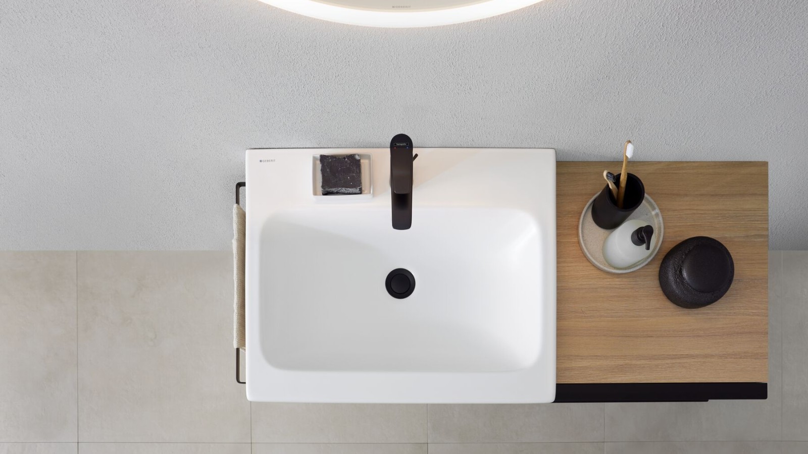 Geberit iCon badrumsserie i ek Geberit iCon badrumsserie i ek