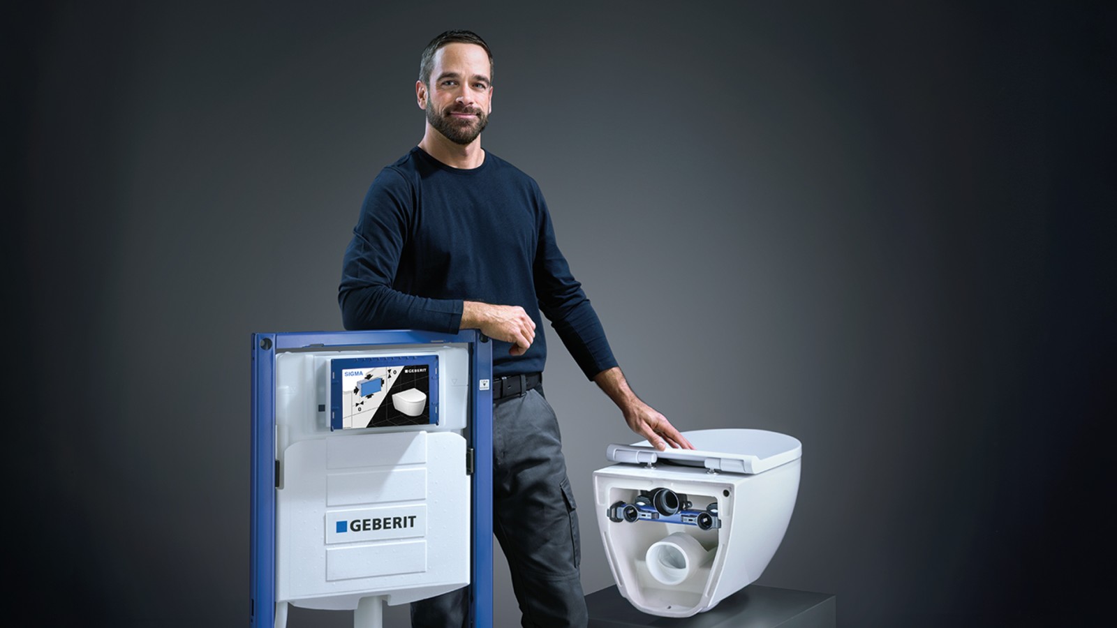 Geberit är en pålitlig partner för installatören Geberit är en pålitlig partner för installatören