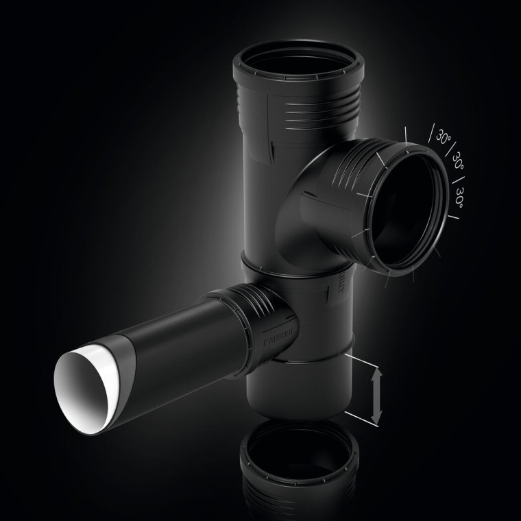 Geberit Silent-PP specialrördel Geberit Silent-PP specialrördel