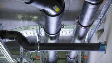 Geberit PE rör i industrimiljö