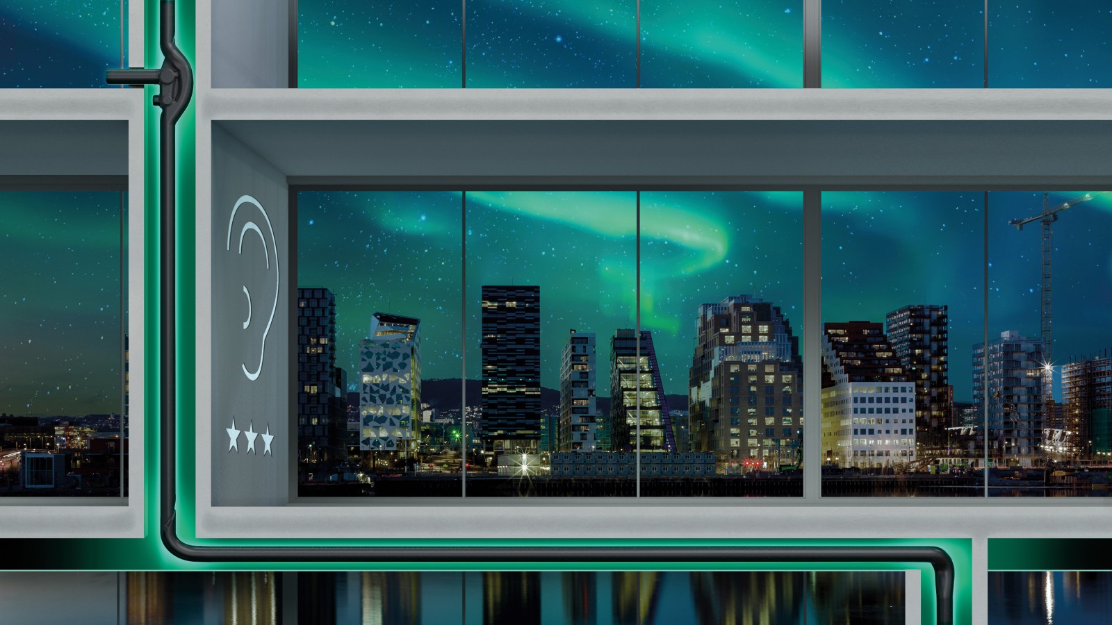 Geberit Silent-db20 SuperTube för höga byggnader med hög avloppskapacitet och höga krav på ljudisolering