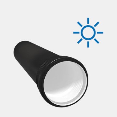 Geberit Silent-PP är UV-beständig