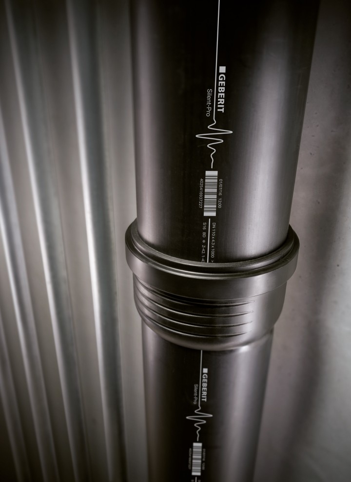 Geberit Silent-Pro – det kraftigt ljudisolerande avloppssystemet med hög egenvikt Geberit Silent-Pro – det kraftigt ljudisolerande avloppssystemet med hög egenvikt