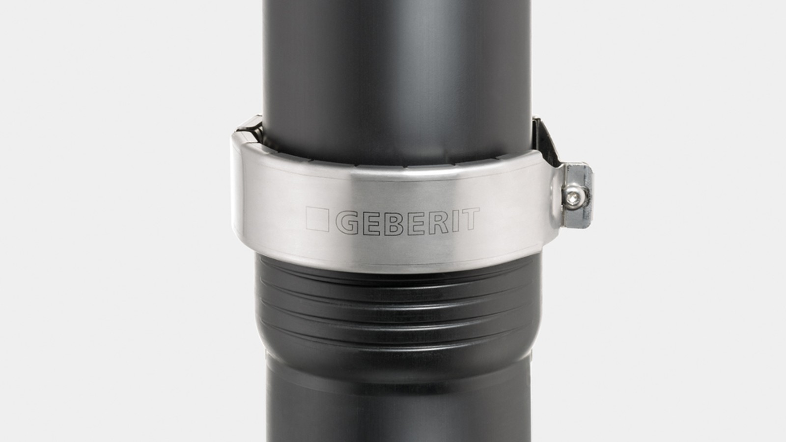 Silent-Pro anslutning kan motstå ett inre tryck på upp till 2 bar med Geberits klokoppling Silent-Pro anslutning kan motstå ett inre tryck på upp till 2 bar med Geberits klokoppling