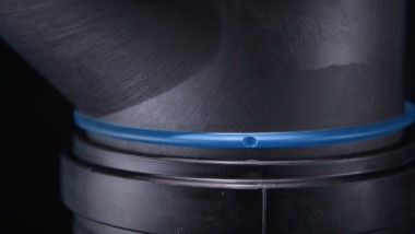 Visuell inspektion av insticksdjupet med Geberit Silent-Pro Visuell inspektion av insticksdjupet med Geberit Silent-Pro