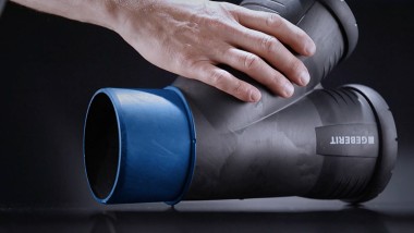Med Geberit Silent-Pro skyddar den upphöjda stoppringen tätningsytan från repor Med Geberit Silent-Pro skyddar den upphöjda stoppringen tätningsytan från repor