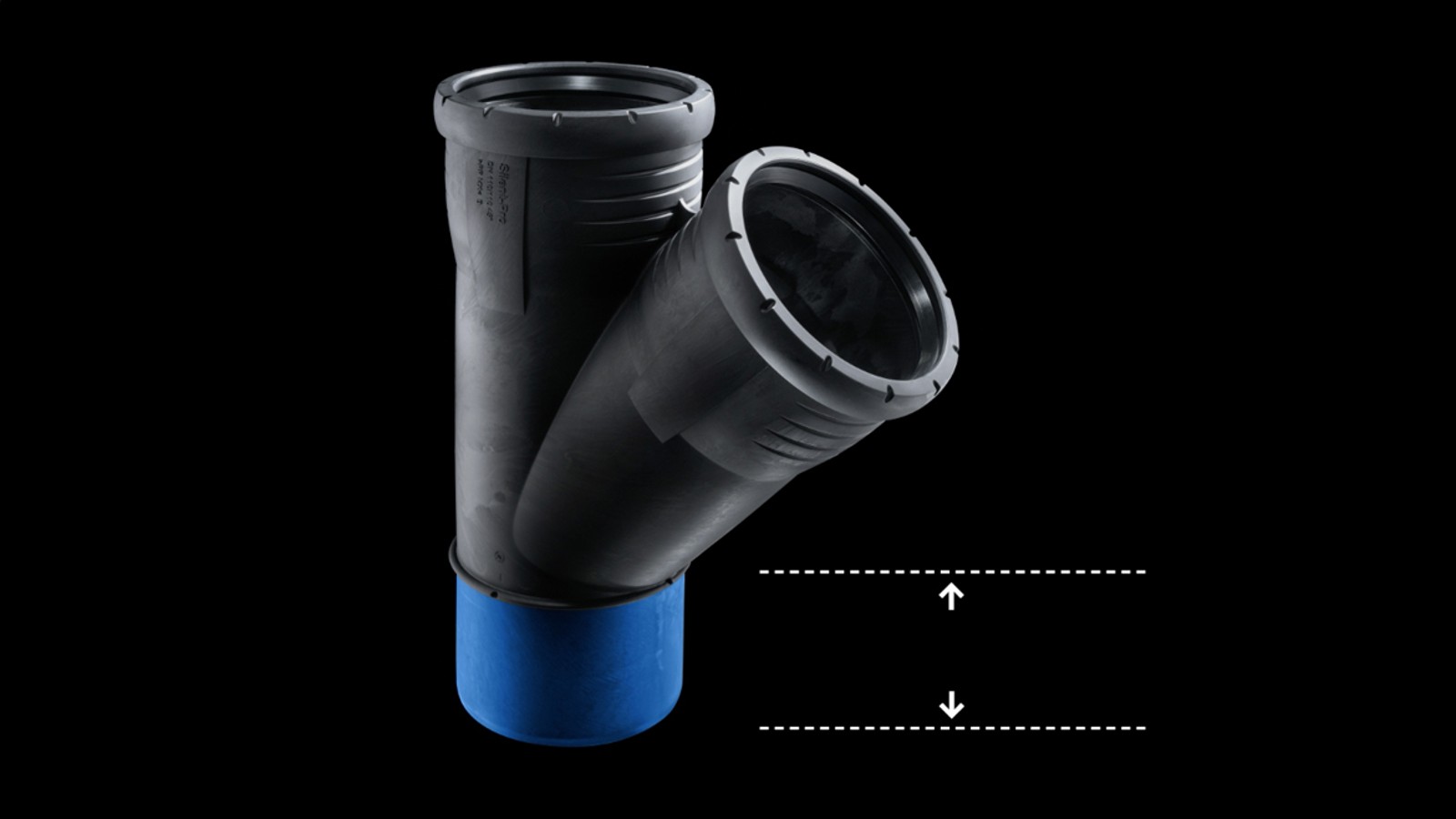 Med Geberit Silent-Pro förbättrar det generöst dimensionerade insticksdjupet anslutningens tillförlitlighet Med Geberit Silent-Pro förbättrar det generöst dimensionerade insticksdjupet anslutningens tillförlitlighet