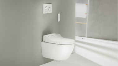 Geberit AquaClean Tuma Comfort med Sigma20 spolplatta