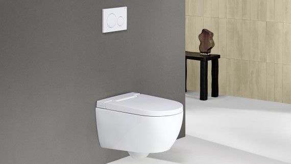 Geberit AquaClean Alba med Sigma20 spolplatta Geberit AquaClean Alba med Sigma20 spolplatta