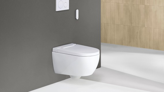 Geberit AquaClean Alba med Sigma20 spolplatta