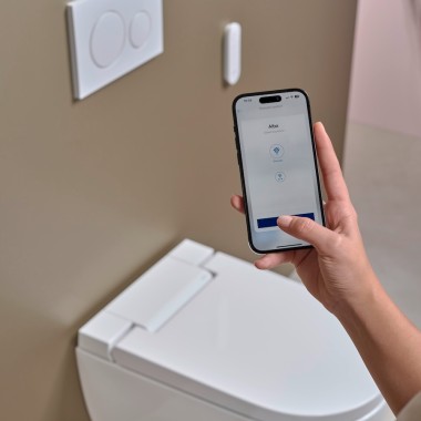 Geberit AquaClean med Geberit Home app