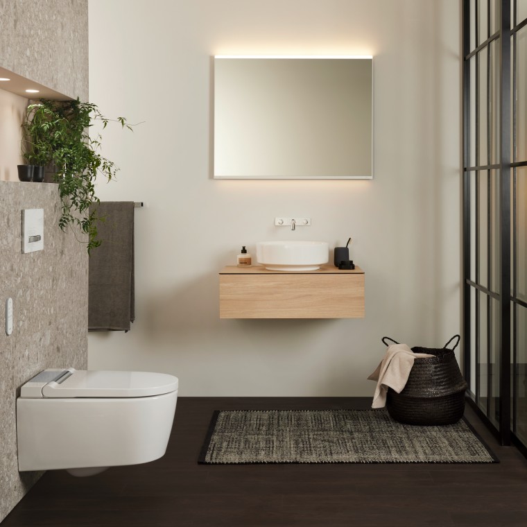 Geberit AquaClean Sela på ett hotell Geberit AquaClean Sela på ett hotell