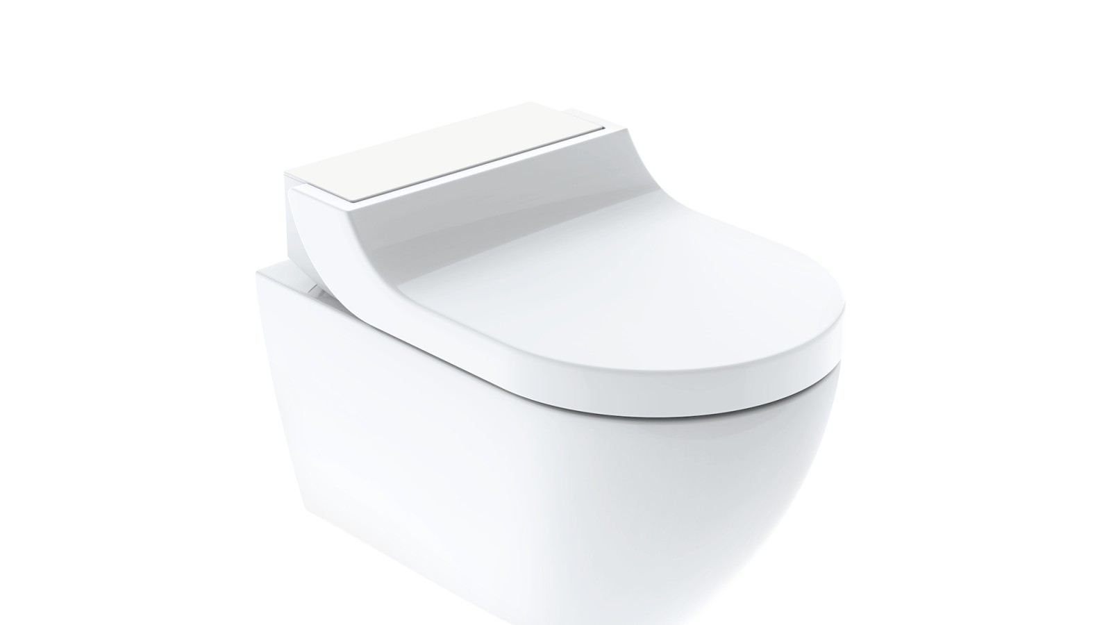Geberit AquaClean Tuma i vitt glas Geberit AquaClean Tuma i vitt glas