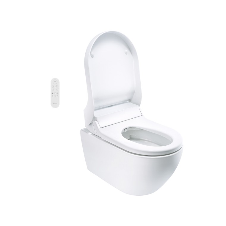 Geberit AquaClean Mera med öppet lock Geberit AquaClean Mera med öppet lock