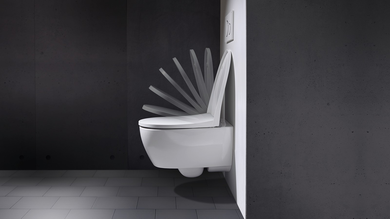 Mjukstängande WC-sits Mjukstängande WC-sits