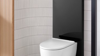 Monolith Plus svart med Geberit ONE WC