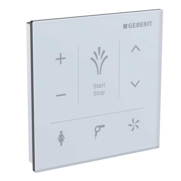 Väggmonterad manöverpanel i vit till AquaClean Mera duschtoalett Väggmonterad manöverpanel i vit till AquaClean Mera duschtoalett