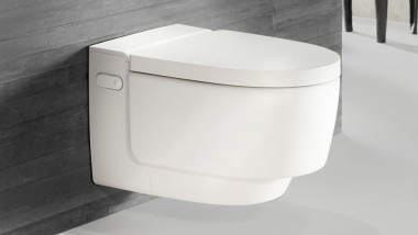 Geberit AquaClean Mera i vitt med Sigma70 spolplatta