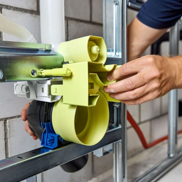 Geberit GIS element för vägghängd WC med Power & Connect box