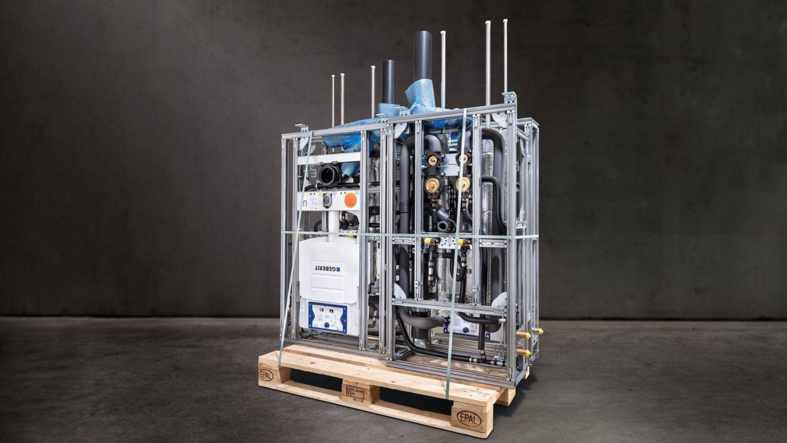 Prefabricerad Geberit GIS installationssystem