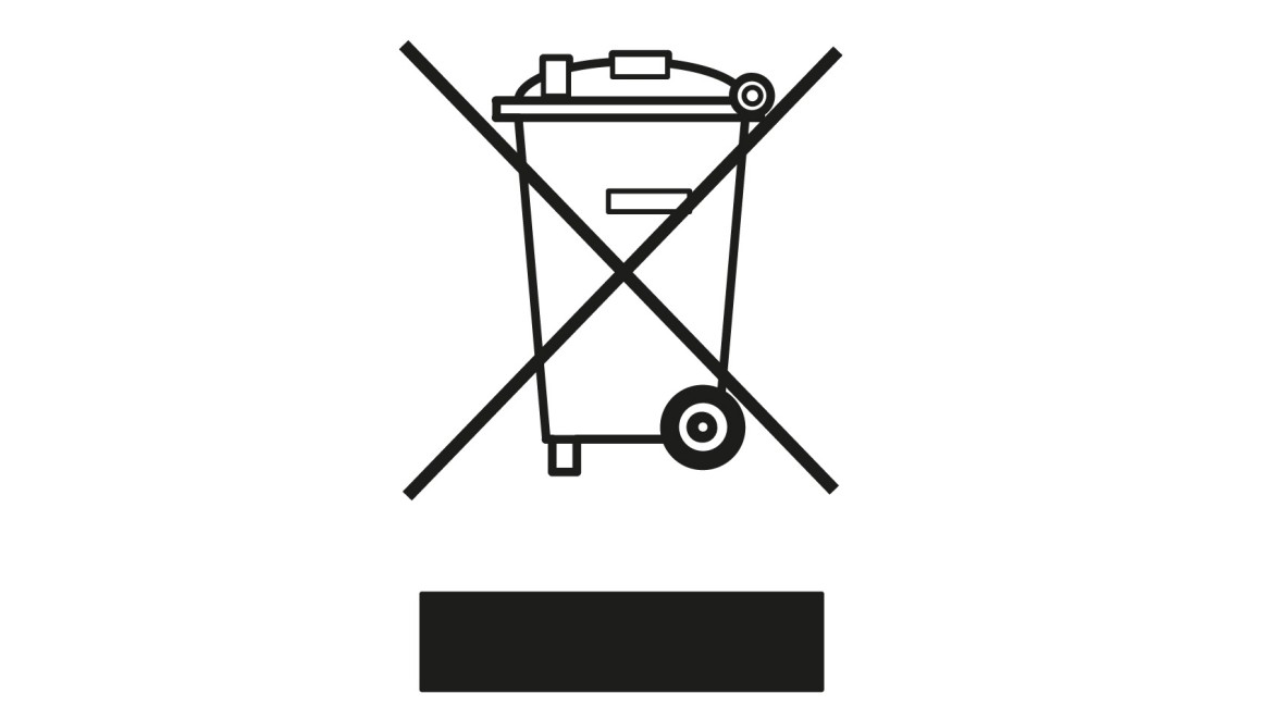 Symbol "Avfallshantering av förbrukade elektriska och elektroniska apparater" Symbol "Avfallshantering av förbrukade elektriska och elektroniska apparater"