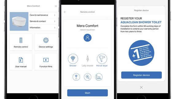 Geberit Home-app Geberit Home-app