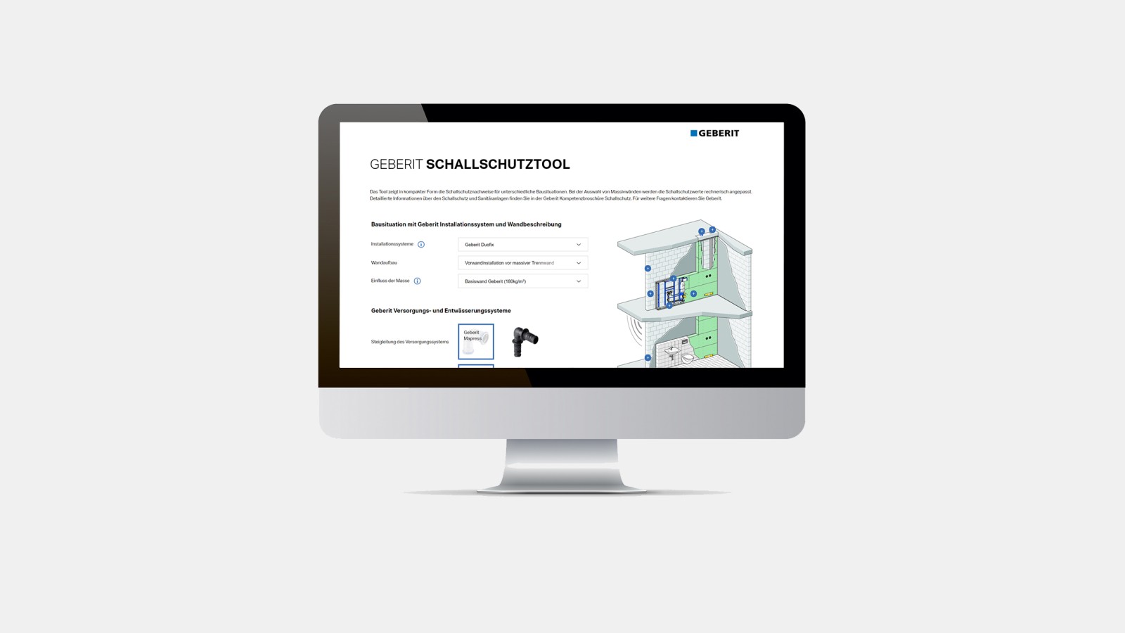 Verktyg för kompetent ljudisolering från Geberit Verktyg för kompetent ljudisolering från Geberit