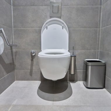 Många Geberit-produkter är installerade i badrummen, till exempel iCon toaletter (© Oğuzhan Kasar)